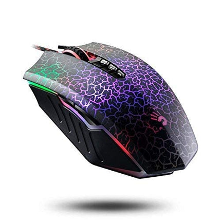Bloody Optical Gaming Mouse with Light Strike (LK) Switch & Scroll - Fully Programmable and Advance Macros (A70)