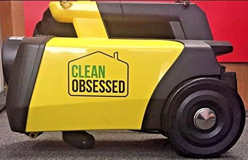 Clean Obsessed Canister Vacuum Cleaner For Carpet And Hard Floors, Portable Commercial Grade Cleaning System Includes 8 Piece Attachment Kit, 27 Foot Cord And Adjustable Shoulder Strap