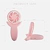 Hands Free Portable Fan,Neck Band Design,Adjustable Speeds With Light,90°Foldable Handle,Usb Rechargeable Power For Tabletop