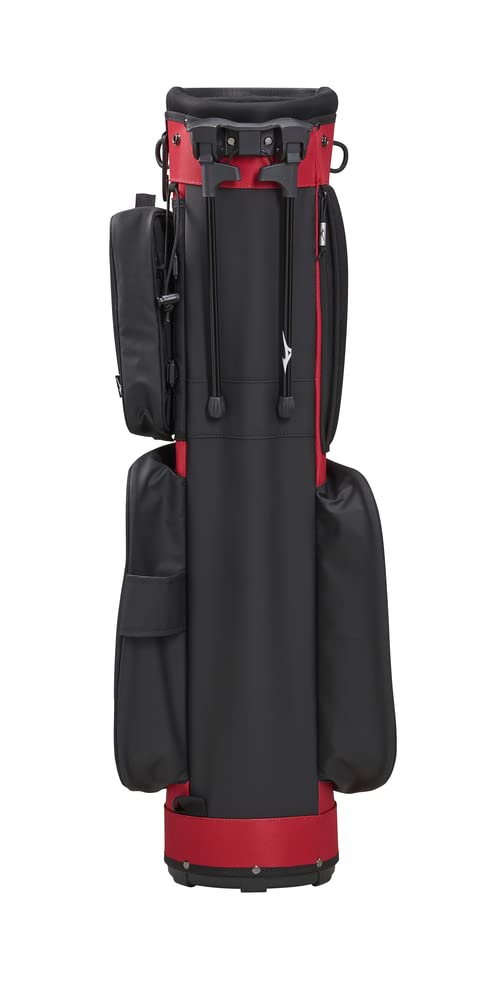 Mizuno BR-D2 Golf Carry Bag | 4 Way Top Cuff | 2 Full Length Dividers | Dual Shoulder Straps | Manual Open/Close Mini Stand Legs | Detachable Mod Pouch