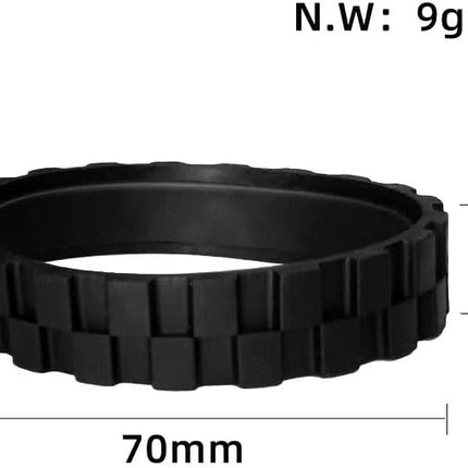 Front Caster Ball Wheel & Drive Wheel Tires Compatible With Irobot Roomba S Series S9 9150 S9+ S9 Plus 9550 Robot Vacuum Cleaner Accessories Parts Front Wheel& 4 Tire