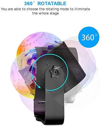 Disco Ball Disco Lights Party Light Sound Activated Party Lights with Remote Control 7 Color Modes Strobe Light for Home Room Dance Birthday DJ Bar Karaoke Xmas Wedding
