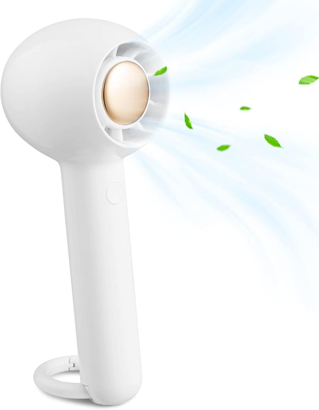 Portable Fan For Travel, Mini Handheld Fan Rechargeable, Personal Lash Fan For Women Makeup With 2Speeds 810 Hours Operated