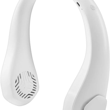 Chunghop Usb Hanging Neck Fan Portable Rechargable Bladeless Fan With 3 Speeds Strong Wind, 360° Cooling HandFree Neck Fan