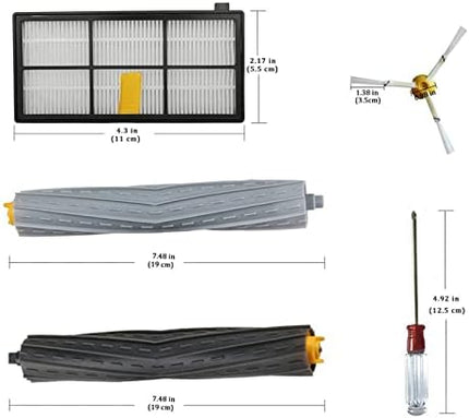 Parts Compatible For Irobot Roomba 800 900 Series 960 860 805 850 980 861 864 866 870 871 880 890 891 981 985 961 Caster Wheel Hepa Filter Sidemain Brush Accessories