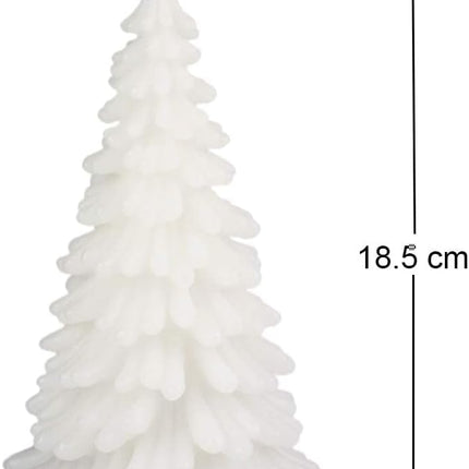 2PCS White Christmas Tree Flameless Candles, Battery Operated LED Candles, Timing Function