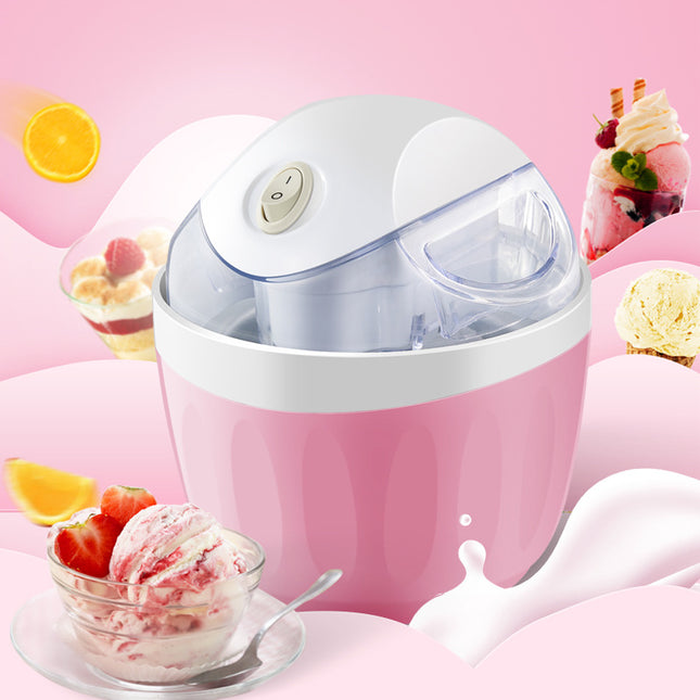 Factory Direct Sale Euro and US Standard In-Stock Ice Cream Maker, Small Household Mini Ice Cream Machine for Home Use