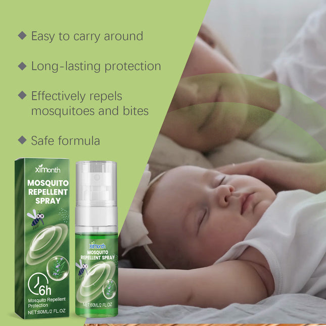 Ximonth Mosquito Repellent Spray for Home, Camping, Outdoor Activities - Portable Insect Bite Prevention and Mosquito Repellent Liquid