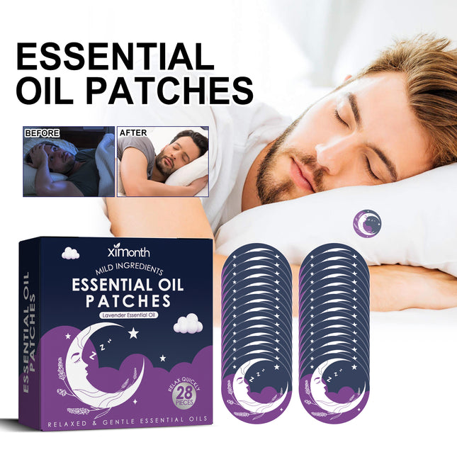 Ximonth Essential Oil Goodnight Patch Pamper Helps To Fall Asleep Quickly And Relieves Body Stress, Fatigue And Discomfort Sleep Patch