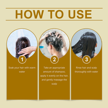 OUHOE Protein Volumizing Shampoo, Moisturizing, Repairing And Nourishing Dry Hair And Oil Control Shampoo