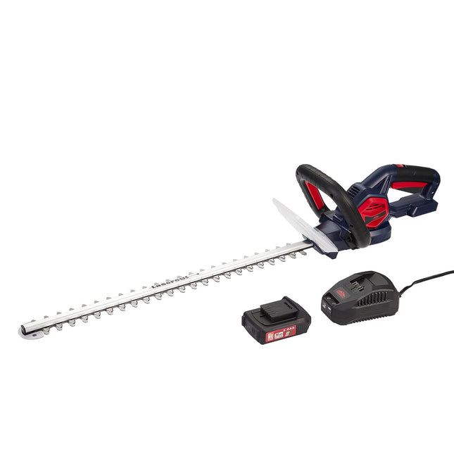 Dextra 20V Hedge Trimmer Cordless, 24 Inch Dual Action Blade Electric Tree Trimmer, 3/5 Inch Cutting Capacity Bush Trimmer Tree Trimmer with 2.0Ah Battery and Charger