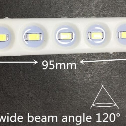 100pcs LED Module DC12V Replacement Lights Inflatables for Christmas Waterproof Led Storefront Lights Window Back Lights for Sign DIY Indoor Outdoor (White)