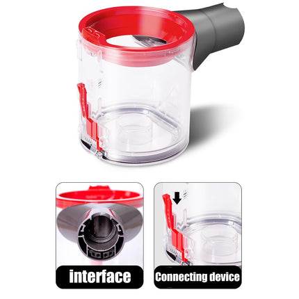 Dust Bin Compatible With Dyson V7 V8 Sv11 Sv10 Vacuum Cleaner,Vacuum Canister For Part No. 96769901
