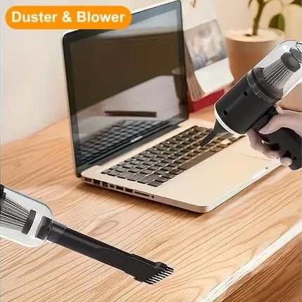 Uniqus 3 In 1 Cordless Vacuum, Portable Handheld Vacuum, Electric Air Duster & Blower, Rechargeable 1200Mah Battery, For Car Home Office Cleaning