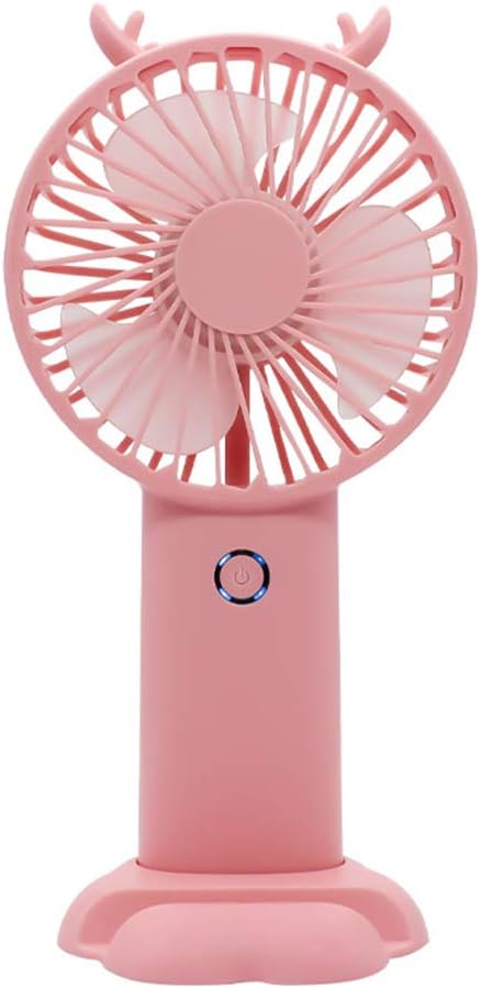 Mini Handheld Fan, Battery Operated Small Personal Portable Fan Speed Adjustable Usb Rechargeable Fan Cute Design, Ultra Quiet