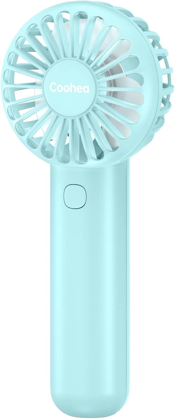 Handheld Fan Mini Portable Fan Rechargeable Battery Eyelash Fan Usb Powered 3Speed Powerful Makeup Fan, Small Fan With Base