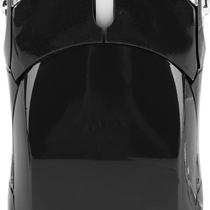 ASHATA Wireless Mouse, 2.4G Sport Car Shaped Mouse Bluetooth Optical Mouse with USB Receiver,Portable Cute 1600DPI Mouse for PC Desktop Laptop Tablet Gaming Office(Black)