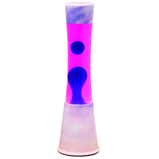 16 Inch Pink Cloud Magma Lamp,Motion Liquid Lamp Pink Liquid with Purple Wax Pink Blue Gradient Base Relaxing Gorgeous Lamp for Adults Night Light for Kids Women Girls Christmas Great