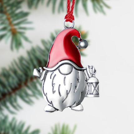 Christmas Tree Topper- Solid Pewter Christmas Tree Ornament Handcrafted Pewter Christmas Pendants Decoration DIY Craft Hanging Ornaments for Christmas Trees