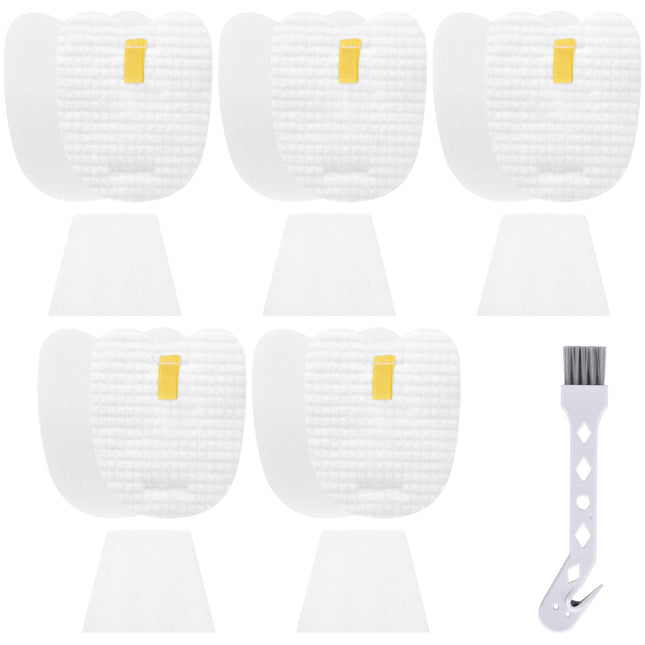 5 Packs Vacuum Filters For Shark Rocket Deluxe Pro Zerom Ultralight Corded Stick Vacuum Cleaner Hv322 Hv343Amz Hv345 Zs350 Zs351 Uv480, Compare To Part Xpmfk320 & 1084Ftv320