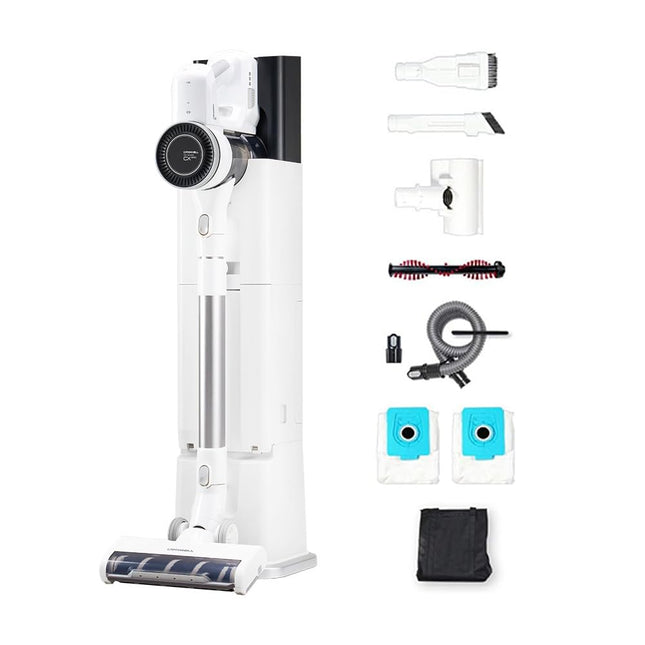 Cx Pro Magic Tower Cordless Vacuum Cleaner, Self Empty All In One Dust Tower, Auto Battery Charge, Powerful Stick Vacuum Cleaner For Home, Carpet, Hardwood Floor, Pet Hair