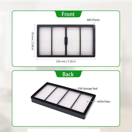 Neutop Filters Compatible With Irobot Roomba S Series S9 9150 S9+ Plus 9550 Robot Vacuums, 8Pack.