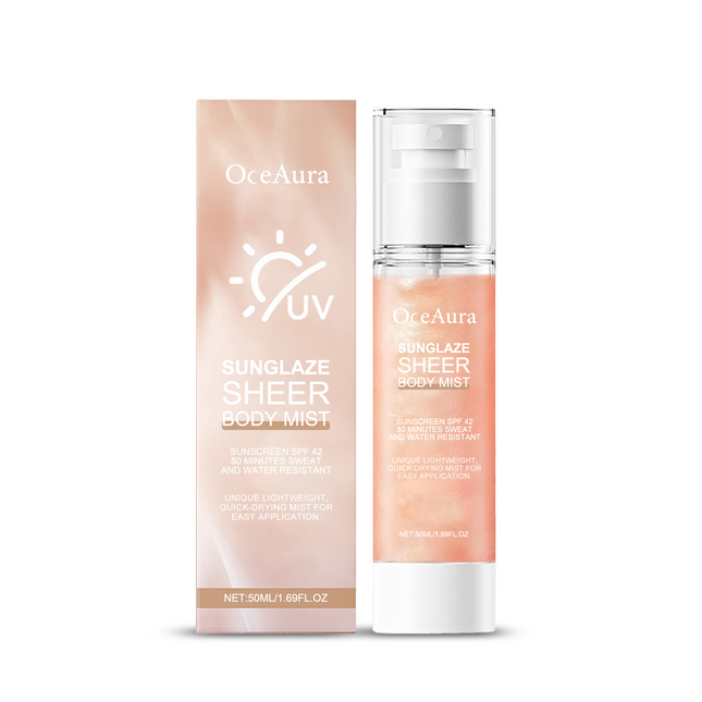 OceAura Refreshing Protective Spray, Moisturizes Summer Outdoor Uv Protection Refreshing Non-Sticky Spray