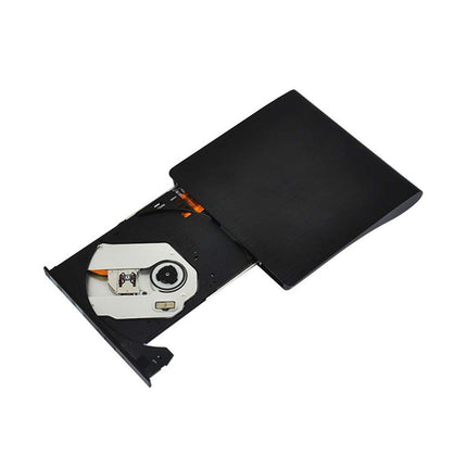 External CD/DVD Drive for Laptop HYRIPE Ultra Slim USB 3.0 Type-C DVD Player Portable CD +/-RW Disk Drive CD ROM Burner Reader Compatible with Laptop Desktop PC Windows MacBook Mac Linux Mac OS
