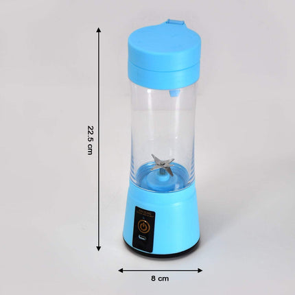 Oblivion Portable 6-Blade Fruit Juicer Blender 1 Pc ? USB Rechargeable Multicolor Mixer Bottle for Juice Protein & Milk Shake Smoothies Fruit & Vegetable Grinder Multi-Purpose Electric Shaker Cup