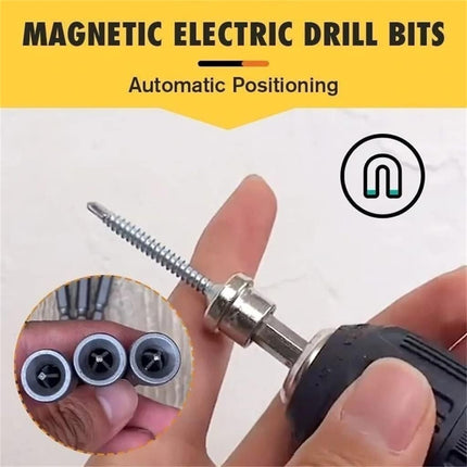 5 Pcs Magnetic Positioning Bits Anti Slip Screwdriver Bit Set PH2 Drywall Hex Shank Screwdriver Bits Screw Setter Dimpler Screw Positioning Bit Batch Head (50 mm)