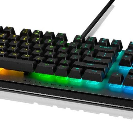 Alienware USB Low-Profile RGB Gaming Keyboard AW410K: Alienfx Per Key RGB LED - Cherry MX Brown Switches