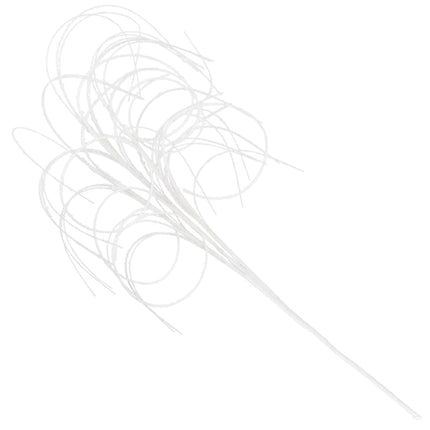 4PCS Glitter Christmas Picks Curly Sprays 20" Artificial Wispy Willow Ting Branches Glittery Twigs Stems Ornaments for Xmas Tree Topper Filler Home Garden Vase DIY Garland Wreath Decor (4, White)