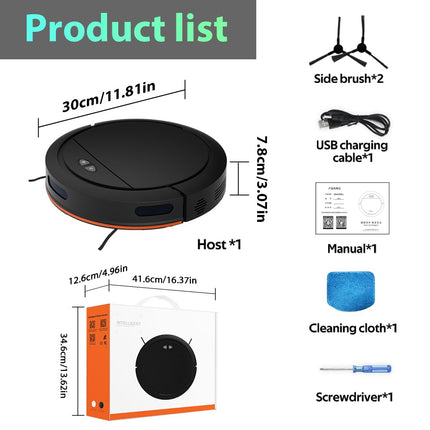 Uniqus Jec'S Robotic Vacuum Cleaner With 4000Pa Cyclone Suction, Appvoicewifi Remote Control, 360 Cleaning, Automatic Selfcharging Robotic Vacuum, Scheduled Cleaning, Black