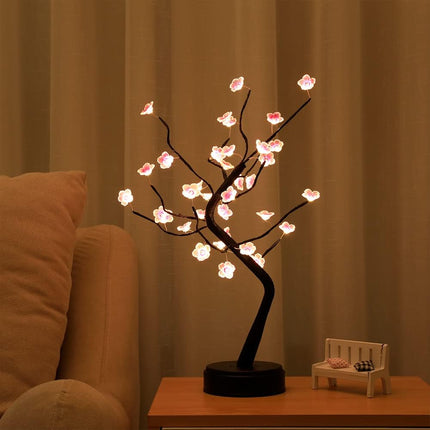 Lamp for Living Room Lamp Cherry Bonsai Tree Light DIY Artificial Tree Lamp Aesthetic Lamps for Living Room Bedroom Christmas Home s Room Decor 36 LED
