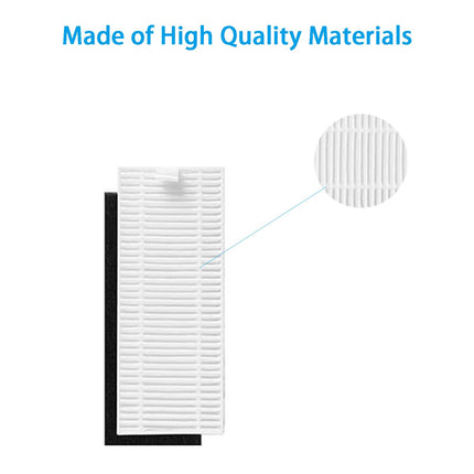 Filter Brush Mop Pads Accessories Kit Compatible With Tikom G8000 G8000 Pro Honiture G20 Robot Vacuum Cleaner Parts 16 Pack