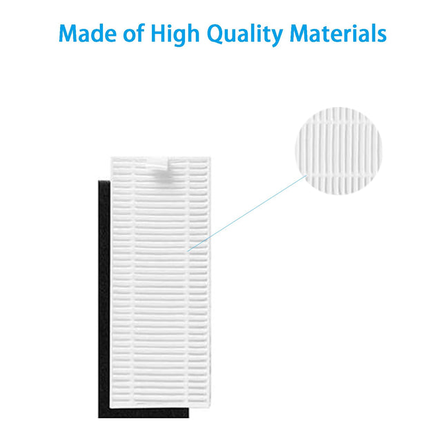 Filter Brush Mop Pads Accessories Kit Compatible With Tikom G8000 G8000 Pro Honiture G20 Robot Vacuum Cleaner Parts 16 Pack