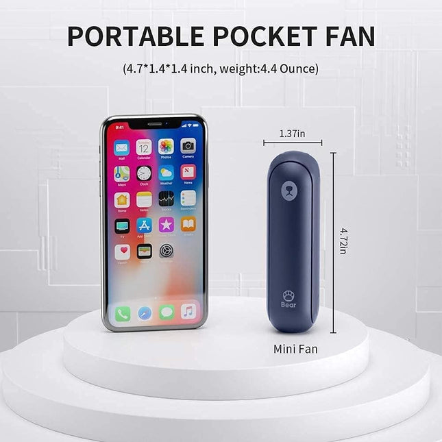 Jisulife Portable Handheld Fan Four Turbo Neck Fan