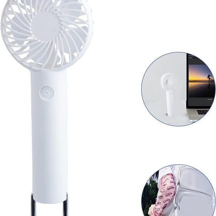 Handheld Fan, Portable Mini Fan With Usb Rechargeable Battery, 3 Speeds 610 Hours Working Time For Indoor, Outdoor, Makeup