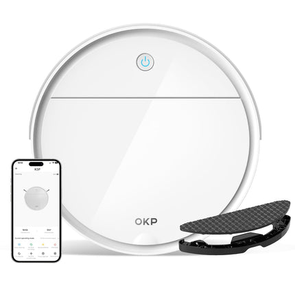 K5P Robot Vacuum Cleaner, Robot Vacuum And Mop,Quiet Robotic Vacuum With Strong Suction For Hardwood Floor