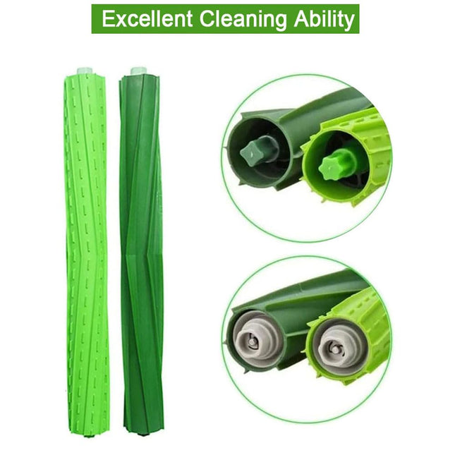 Parts For Irobot Roomba S9 9150 S9+ S9 Plus 9550 S Series Vacuum Cleaner, Accessories Includes 1 Set Of Multisurface Rubber Brush,4 Side Brushes,4 Filters,4 Dust Bags