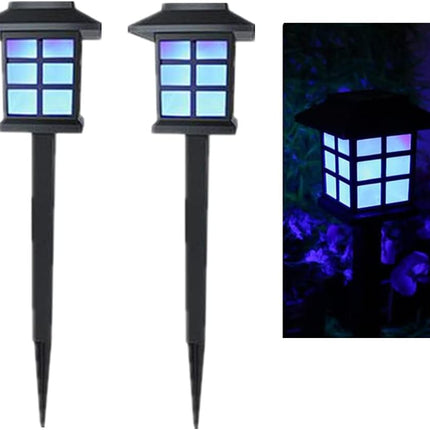 Outdoor Solar Pathway Lights Waterproof 2Packs Outside Led Decorative Lights Landscape Lighting For Yard Patio Driveway Garden