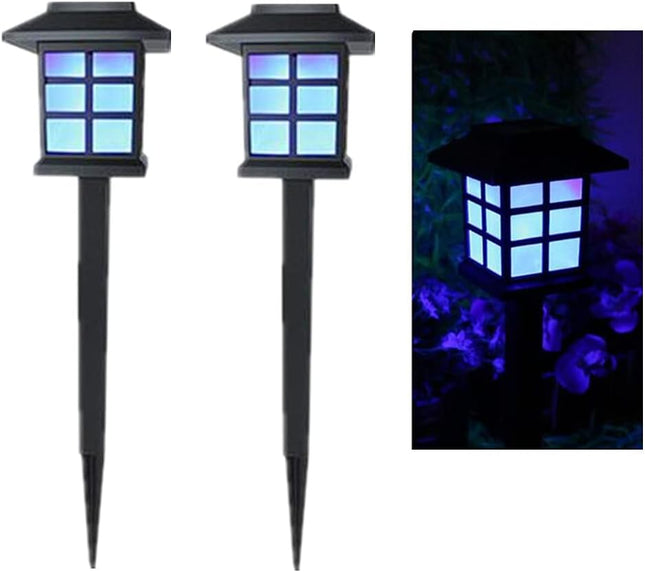 Outdoor Solar Pathway Lights Waterproof 2Packs Outside Led Decorative Lights Landscape Lighting For Yard Patio Driveway Garden