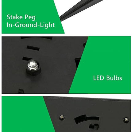 Outdoor Solar Pathway Lights Waterproof 2Packs Outside Led Decorative Lights Landscape Lighting For Yard Patio Driveway Garden