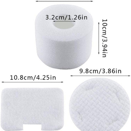 Conpus Foam & Felt Filter Kit Compatible With Shark Nv42, Uv402, Uv410, Nv36, Nv36A, Nv42, Nv44, Nv46, Nv46C For Shark Deluxe Upright Vacuum Cleaner. Replaces Part Xff36