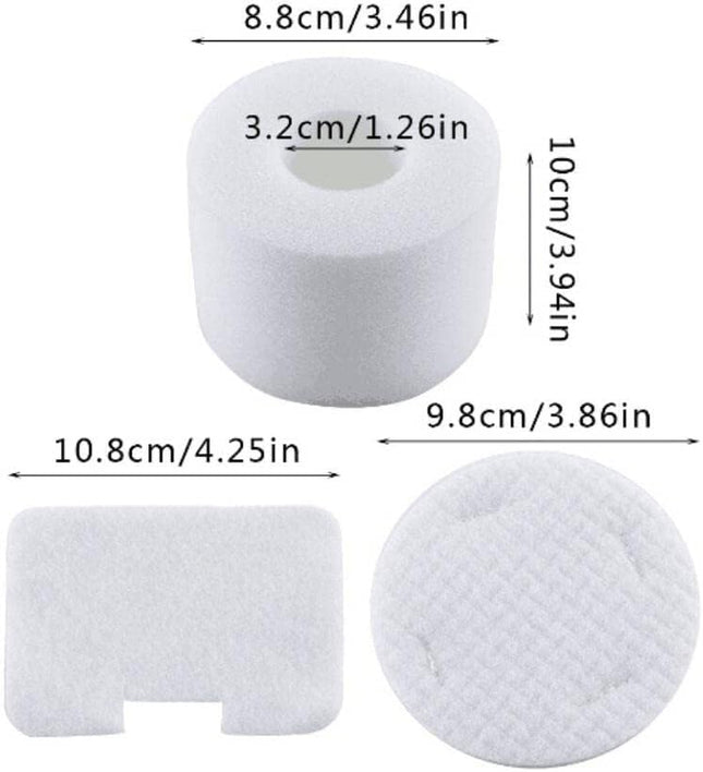 Conpus Foam & Felt Filter Kit Compatible With Shark Nv42, Uv402, Uv410, Nv36, Nv36A, Nv42, Nv44, Nv46, Nv46C For Shark Deluxe Upright Vacuum Cleaner. Replaces Part Xff36