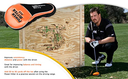MOMENTUS Power Hitter 310 Weighted Golf Driver - Weighted Golf Club to Increase Golf Shot Distance - Ideal Driving Range Golf Club - Weighted Golf Swing Trainer - Golf Practice Equipment (Right Hand)