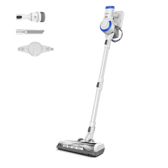Tineco A10 Essentials Cordless Stick Vacuum Cleaner, Lightweight And Quiet,Led Headlights, Powerful Handheld Vacuum For Hard Floor Carpet With Attachments, Wallmounted Dock