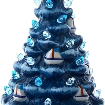 Kurt Adler 7.5-inch Ceramic Coastal Christmas Tree