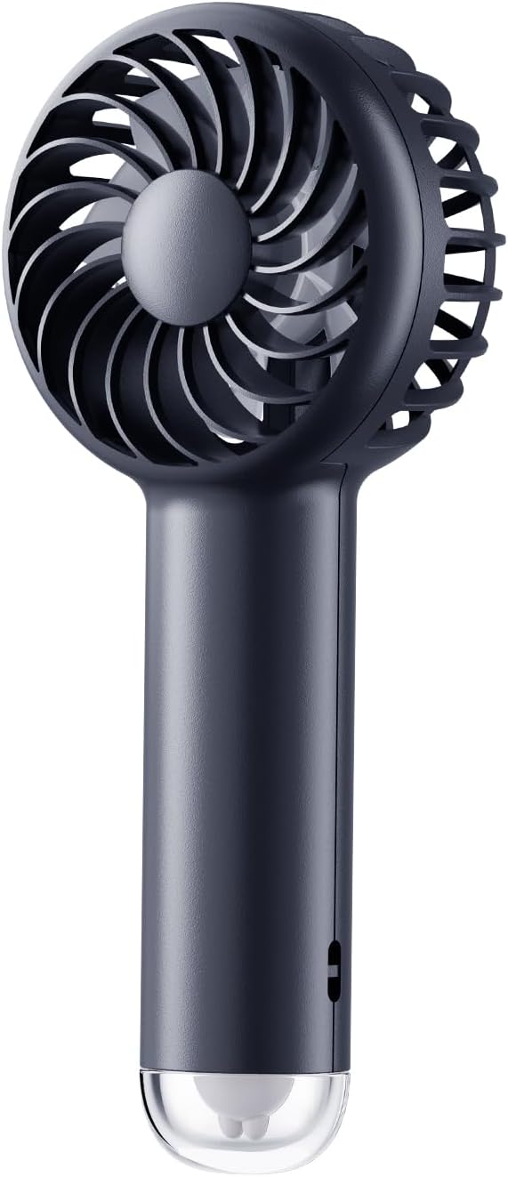 Gaiatop Mini Portable Fan, Sparkle Handheld Fan, Hand Held Fan 3 Speed Personal, 310 Hours Operated Small Makeup Eyelash Fan