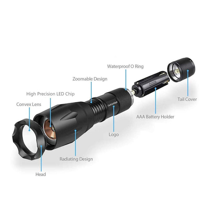 IR LED Illuminator Flashlight Zoomable 850nm Infrared Flashlight Night Vision Device for Hunting Search& Rescue Military Use.